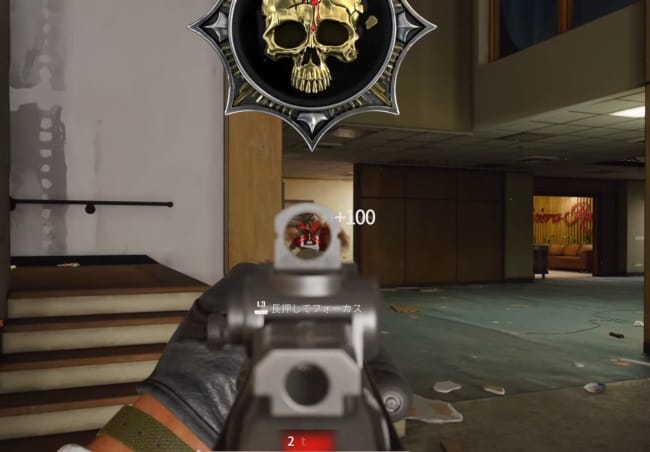 COD BO6のTR2で戦闘